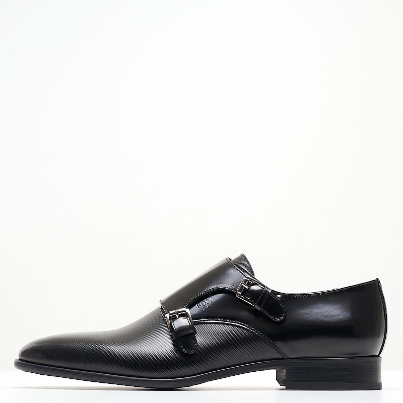 Ανδρικά Μοκασίνια Z7512.Point Μαύρο Δέρμα Boss shoes