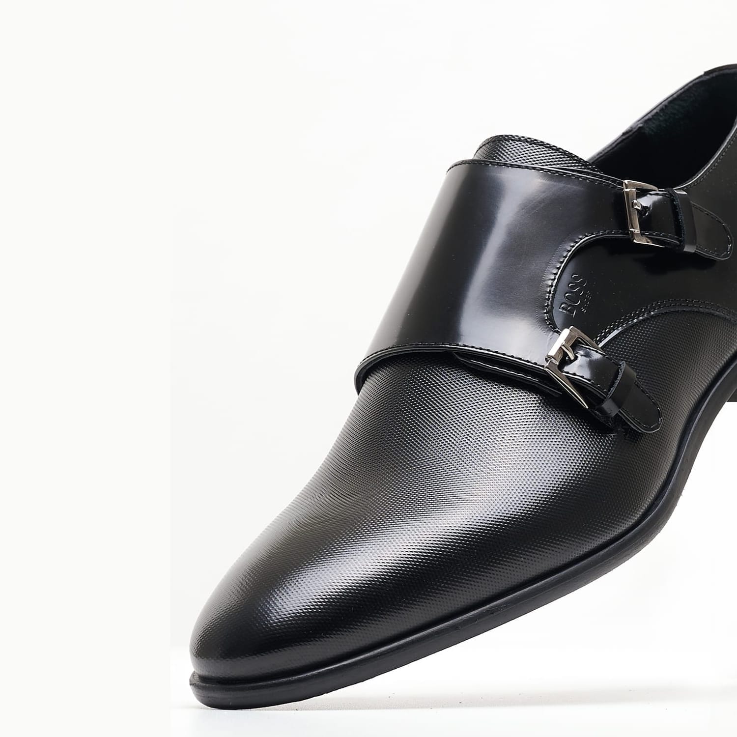 Men Moccasins Z7512.Point Black Leather Boss shoes