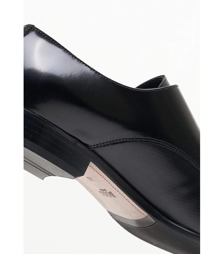 Men Moccasins Z7512.Point Black Leather Boss shoes