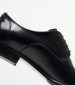 Men Shoes Z7513.Linear Black Leather Boss shoes