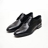 Ανδρικά Παπούτσια Δετά Z7513.Linear Μαύρο Δέρμα Boss shoes