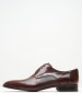 Men Shoes Z7513.Linear Brown Leather Boss shoes