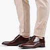 Ανδρικά Παπούτσια Δετά Z7513.Linear Καφέ Δέρμα Boss shoes Ανδρικά Παπούτσια Δετά Z7513.Linear Καφέ Δέρμα Boss shoes