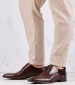 Men Shoes Z7513.Linear Brown Leather Boss shoes