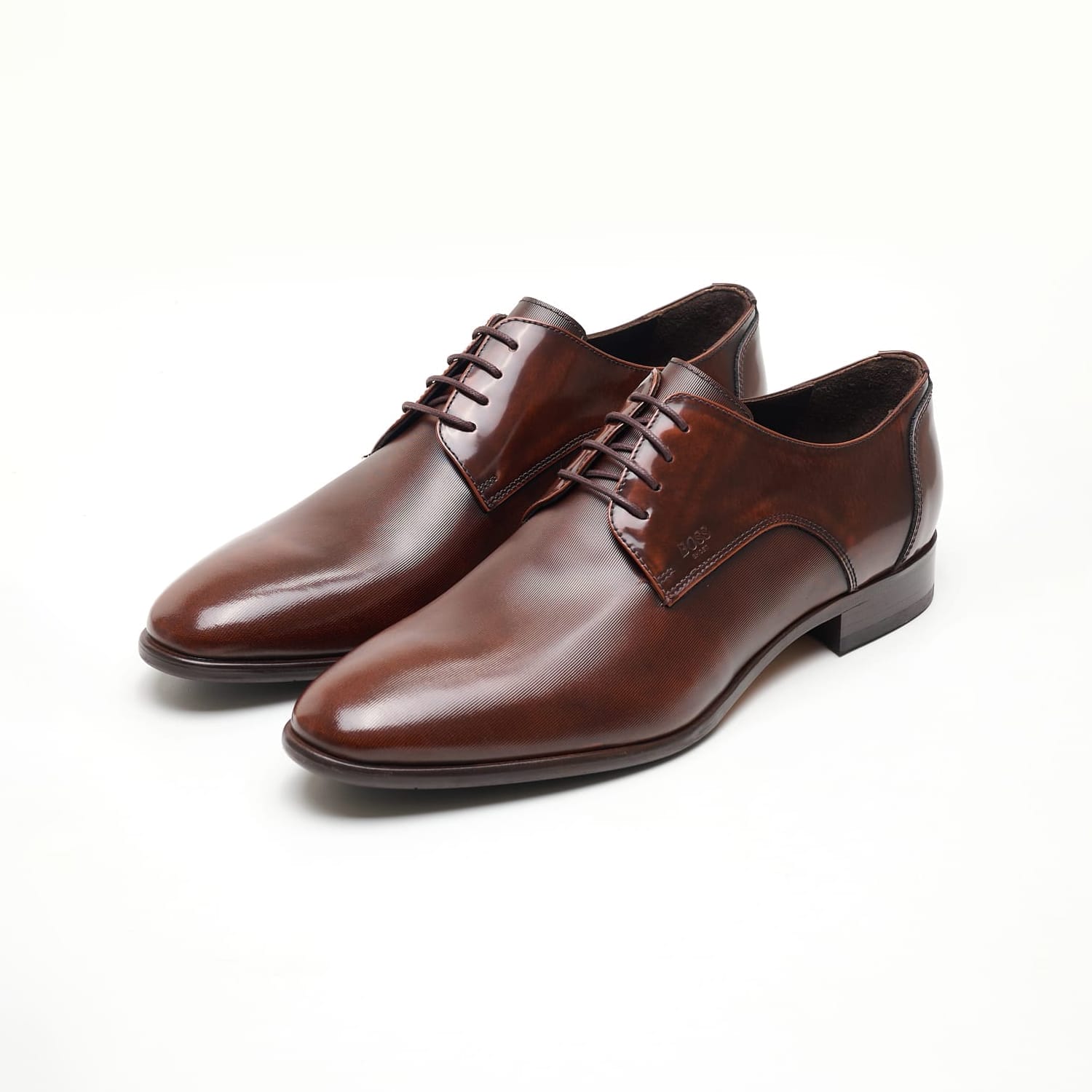 Ανδρικά Παπούτσια Δετά Z7513.Linear Καφέ Δέρμα Boss shoes Ανδρικά Παπούτσια Δετά Z7513.Linear Καφέ Δέρμα Boss shoes
