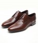 Men Shoes Z7513.Linear Brown Leather Boss shoes