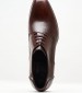 Men Shoes Z7513.Linear Brown Leather Boss shoes