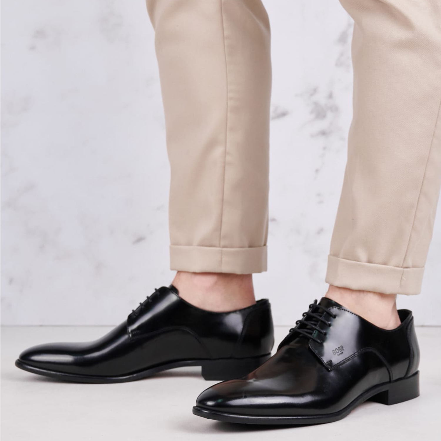 Ανδρικά Παπούτσια Δετά Z7513.Spazz Μαύρο Δέρμα Boss shoes Ανδρικά Παπούτσια Δετά Z7513.Spazz Μαύρο Δέρμα Boss shoes