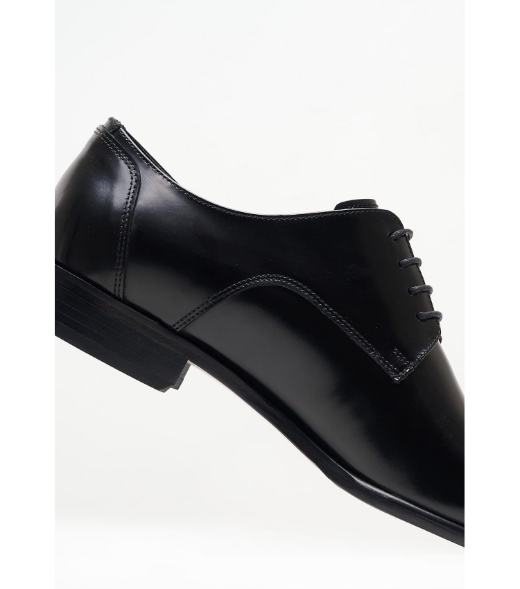 Men Shoes Z7513.Spazz Black Leather Boss shoes