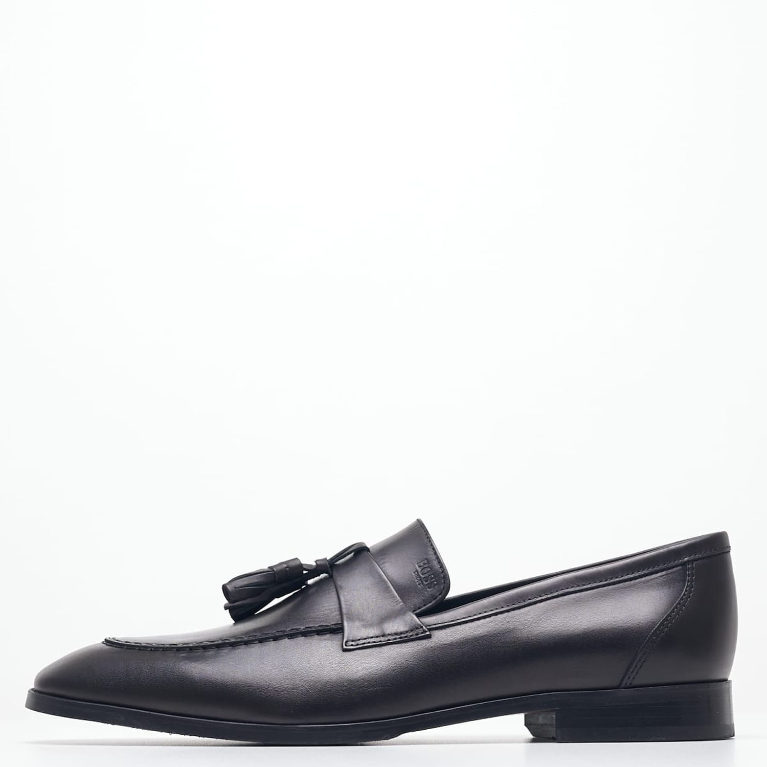 Ανδρικά Μοκασίνια Z7517 Μαύρο Δέρμα Boss shoes