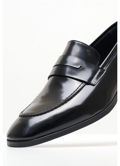Men Moccasins S6890 Olive Buckskin Boss shoes