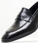 Ανδρικά Μοκασίνια Z7519.Spazz Μαύρο Δέρμα Boss shoes