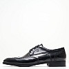 Ανδρικά Παπούτσια Δετά Z7522 Μαύρο Δέρμα Boss shoes Ανδρικά Παπούτσια Δετά Z7522 Μαύρο Δέρμα Boss shoes