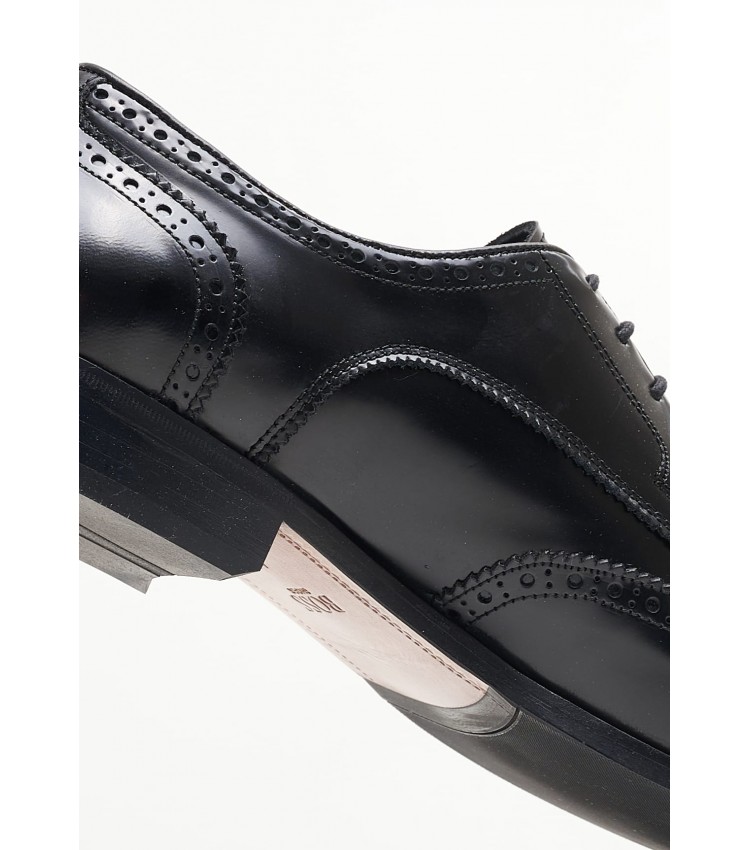 Men Shoes Z7522 Black Leather Boss shoes