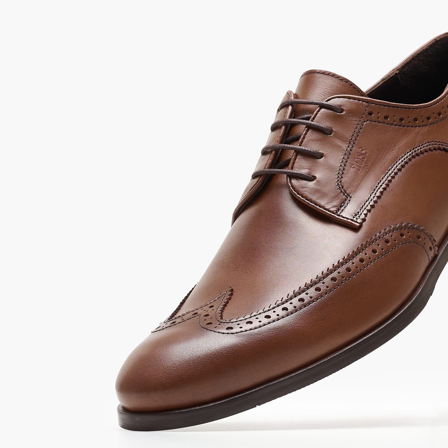 Ανδρικά Παπούτσια Δετά Z7522 Ταμπά Δέρμα Boss shoes