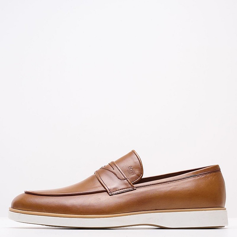 Ανδρικά Μοκασίνια Z7534 Ταμπά Δέρμα Boss shoes