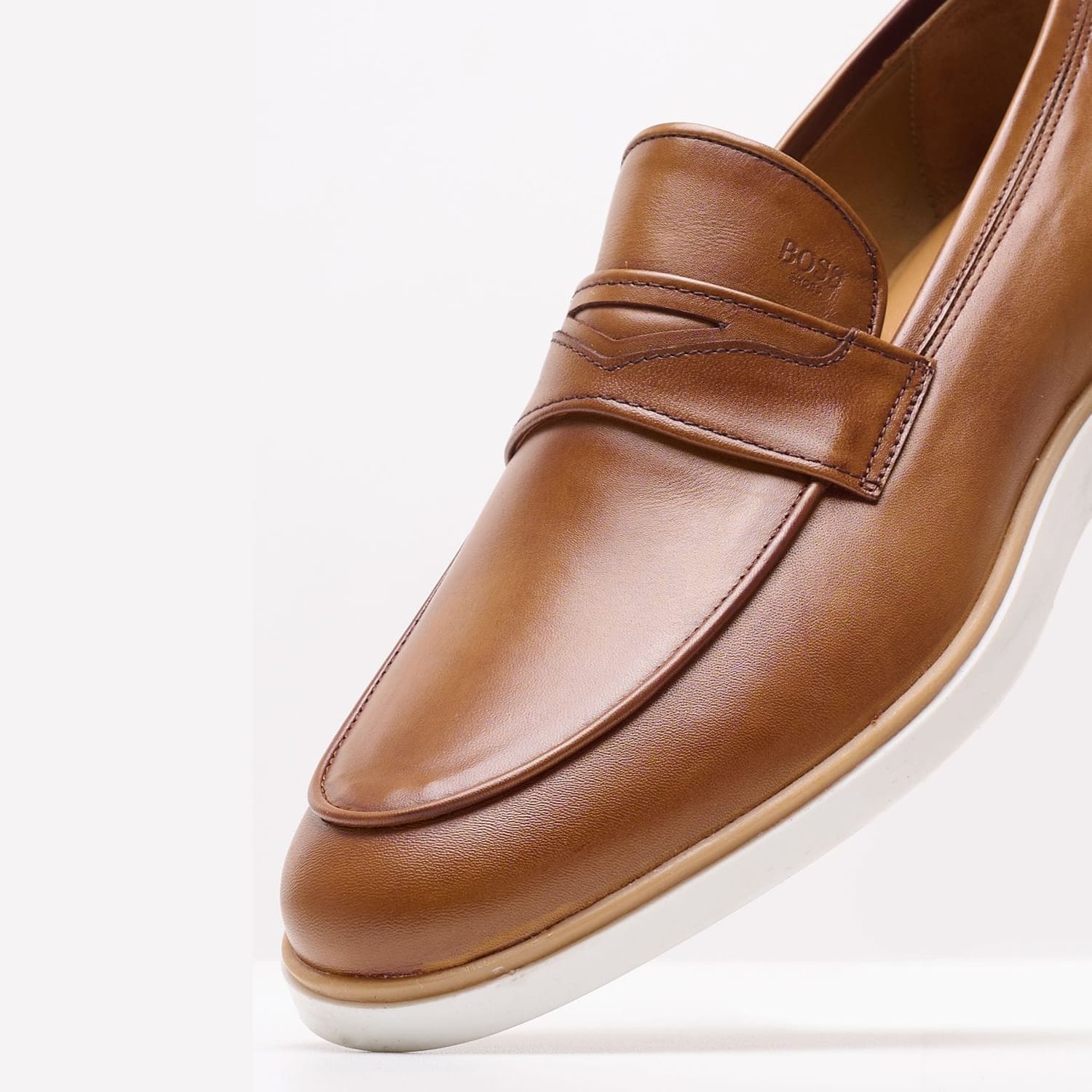 Ανδρικά Μοκασίνια Z7534 Ταμπά Δέρμα Boss shoes