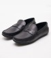 Men Moccasins Z7538 Black Leather Boss shoes