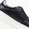 Ανδρικά Παπούτσια Casual ZA220 Μαύρο Δέρμα Boss shoes Ανδρικά Παπούτσια Casual ZA220 Μαύρο Δέρμα Boss shoes