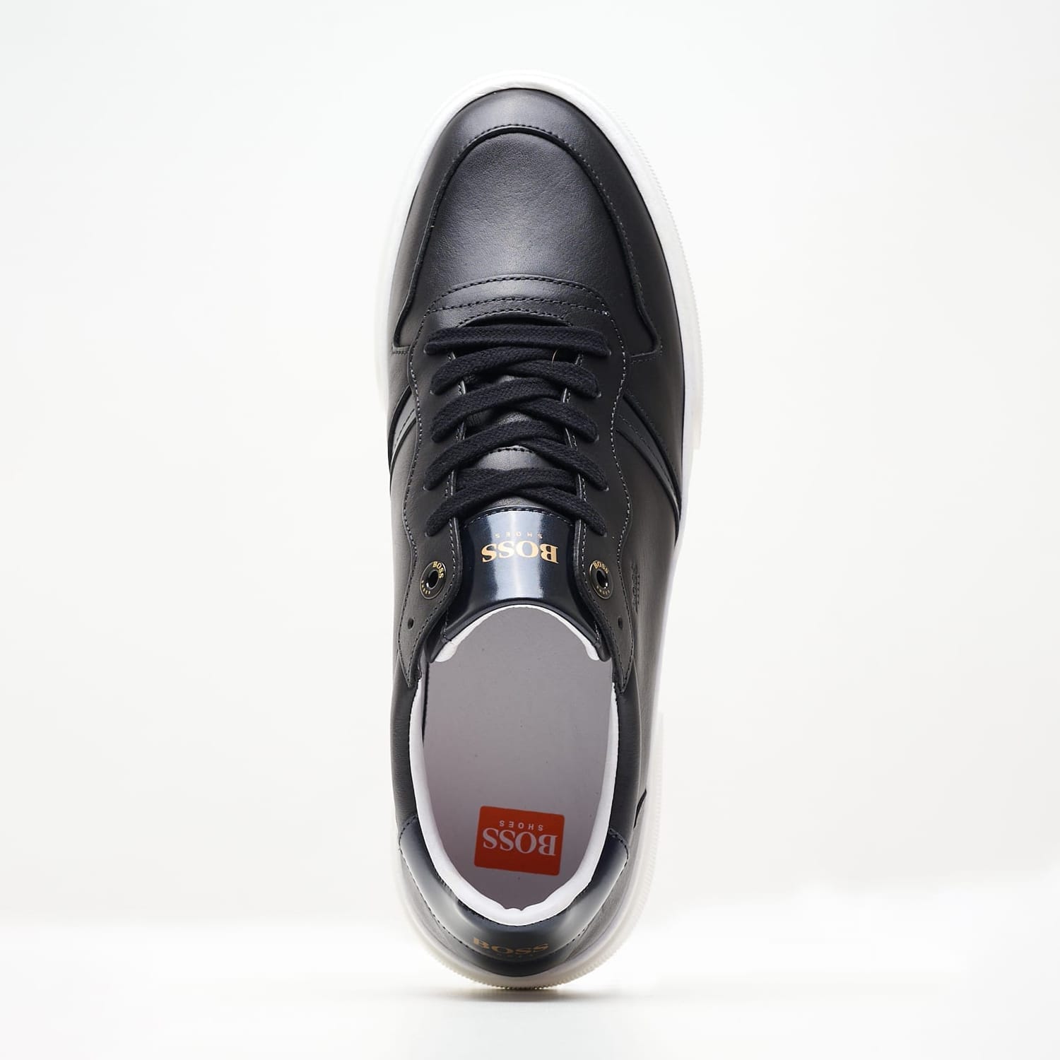 Ανδρικά Παπούτσια Casual ZA220 Μαύρο Δέρμα Boss shoes Ανδρικά Παπούτσια Casual ZA220 Μαύρο Δέρμα Boss shoes