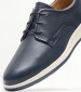 Men Shoes ZA267 Blue Leather Boss shoes