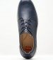 Men Shoes ZA267 Blue Leather Boss shoes