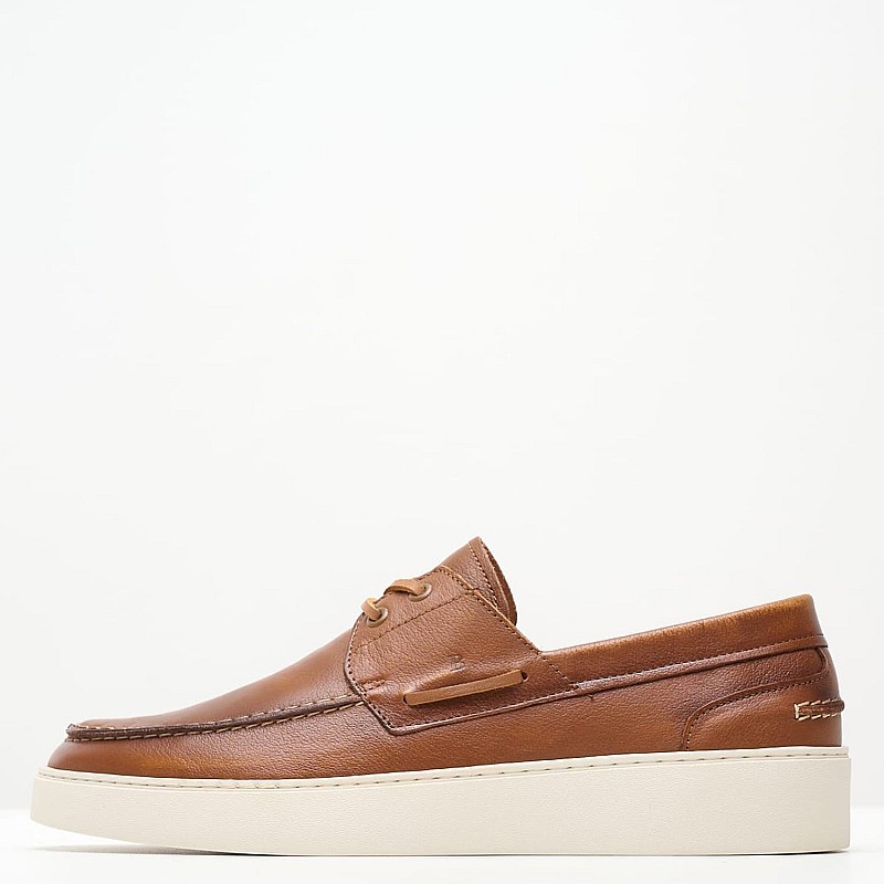 Ανδρικά Ιστιοπλοϊκά ZA321 Ταμπά Δέρμα Boss shoes
