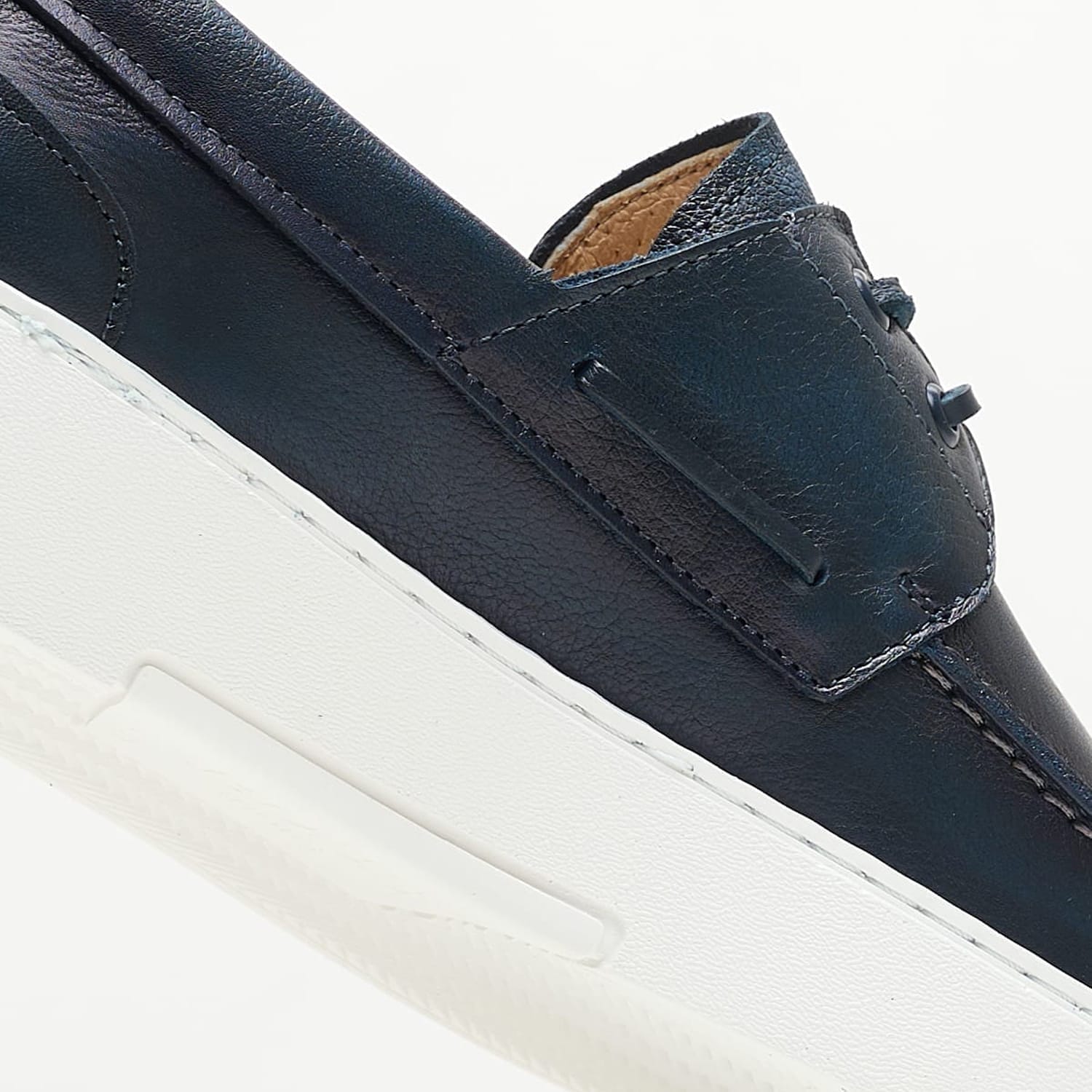 Ανδρικά Ιστιοπλοϊκά ZA321 Μπλε Δέρμα Boss shoes