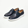 Ανδρικά Ιστιοπλοϊκά ZA321 Μπλε Δέρμα Boss shoes