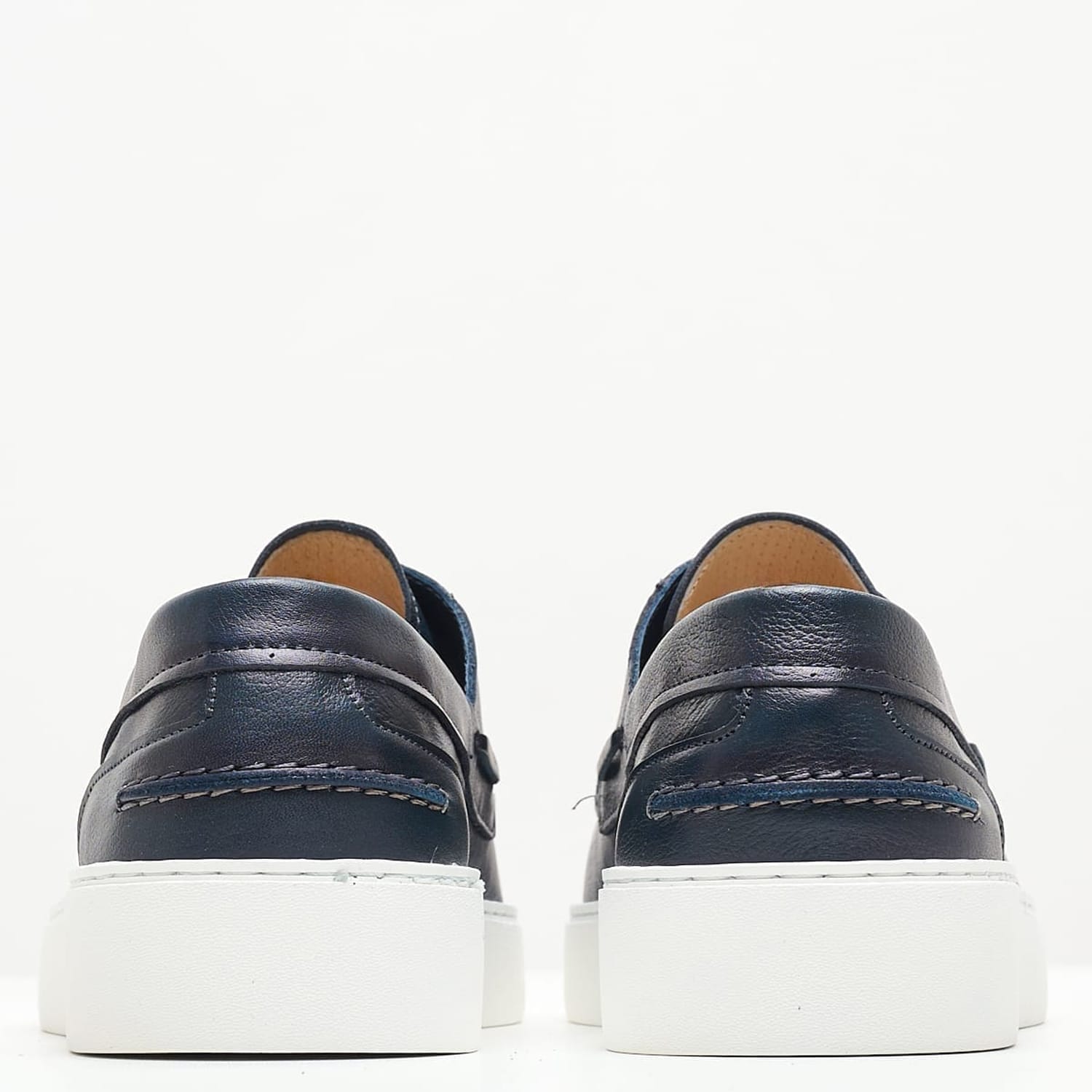 Ανδρικά Ιστιοπλοϊκά ZA321 Μπλε Δέρμα Boss shoes