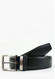 Men Belts ZB001 Black Leather Boss shoes