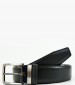 Men Belts ZB001 Black Leather Boss shoes