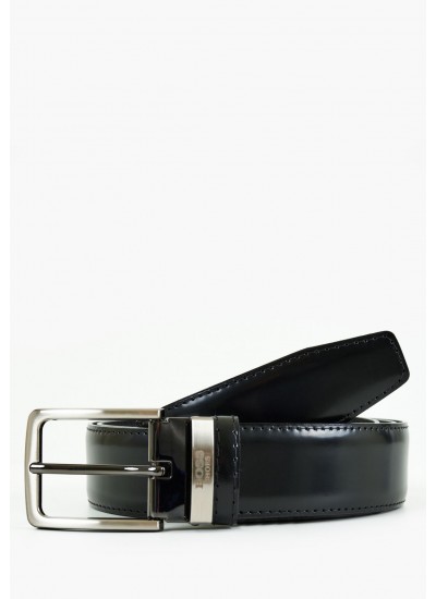 Men Belts ZB011 Black Leather Boss shoes