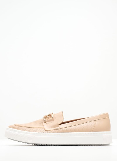 Γυναικεία Flats 6497.C.Sn Μαύρο ECOleather Mortoglou