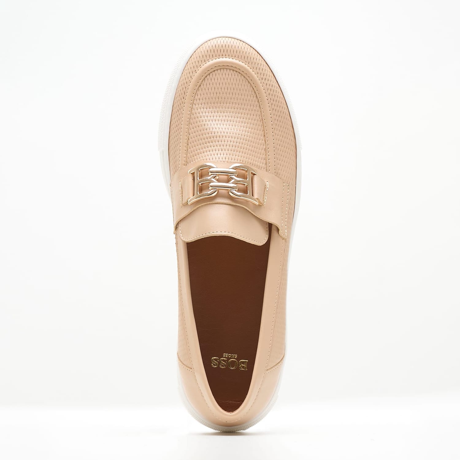 Γυναικεία Μοκασίνια ZWCH256 Μπεζ Δέρμα Boss shoes Γυναικεία Μοκασίνια ZWCH256 Μπεζ Δέρμα Boss shoes