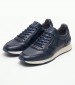 Men Casual Shoes ZX290.B Blue Leather Boss shoes