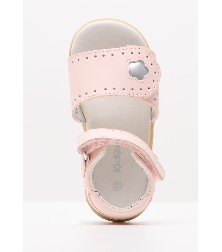 Kids Flip Flops & Sandals Bigkratch.C Pink Leather Kickers