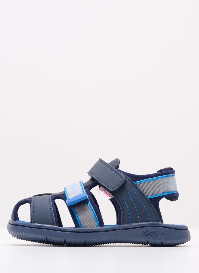 Kids Flip Flops & Sandals Flumek Blue ECOleather Mood