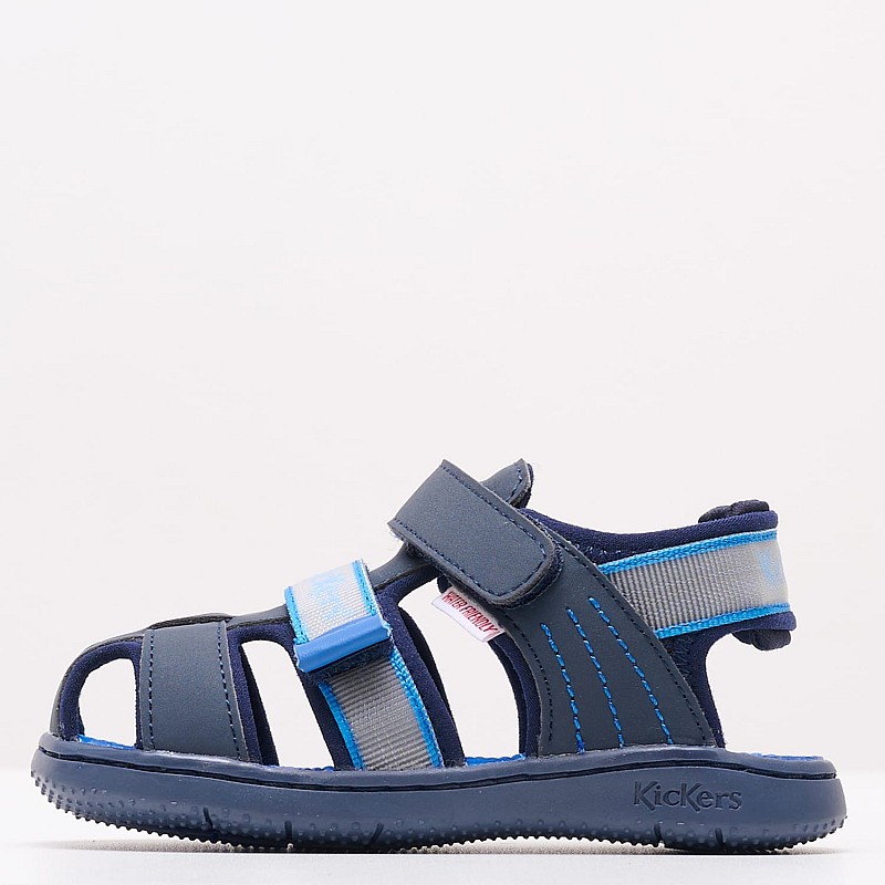 Παιδικές Σαγιονάρες & Πέδιλα Kickbeachou Μπλε ECOleather Kickers
