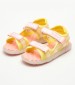 Kids Flip Flops & Sandals Kickjune Yellow ECOleather Kickers