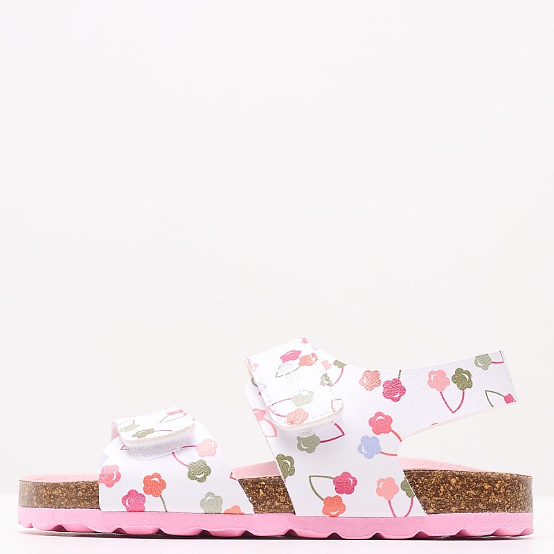 Kids Flip Flops & Sandals Summerkro.Cherry White ECOleather Kickers