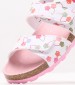 Kids Flip Flops & Sandals Summerkro.Cherry White ECOleather Kickers