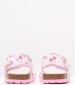 Kids Flip Flops & Sandals Summerkro.Cherry White ECOleather Kickers