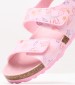 Kids Flip Flops & Sandals Summerkro.Hol Pink ECOleather Kickers