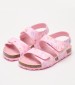 Kids Flip Flops & Sandals Summerkro.Hol Pink ECOleather Kickers