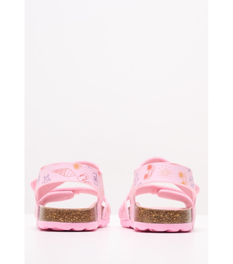 Kids Flip Flops & Sandals Summerkro.Hol Pink ECOleather Kickers