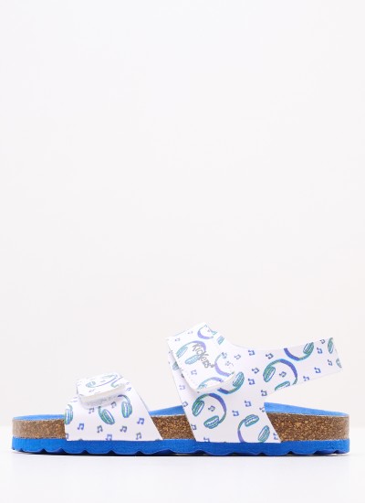 Kids Flip Flops & Sandals Flumek Blue ECOleather Mood