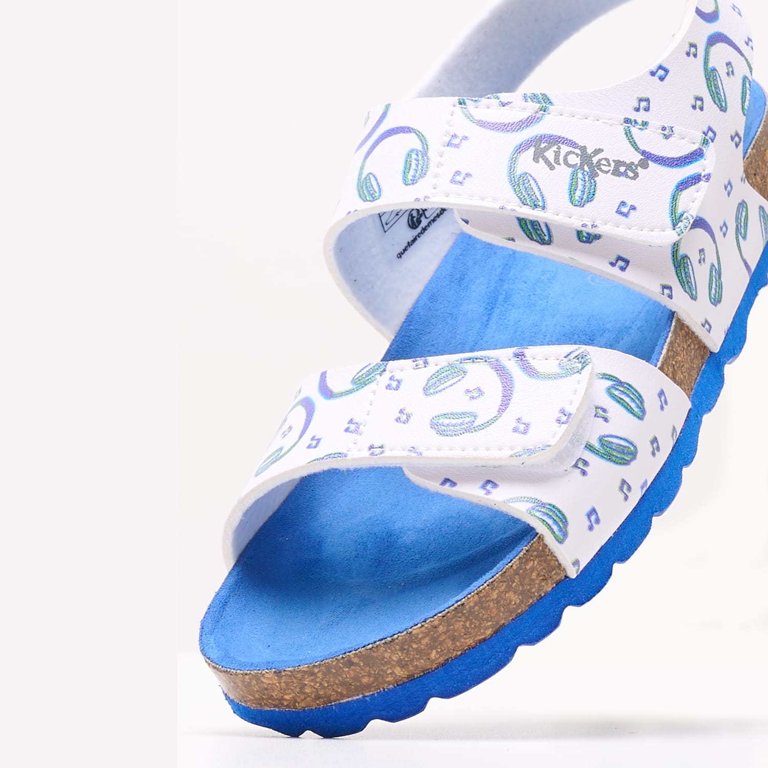 Παιδικές Σαγιονάρες & Πέδιλα Summerkro.Print Άσπρο ECOleather Kickers