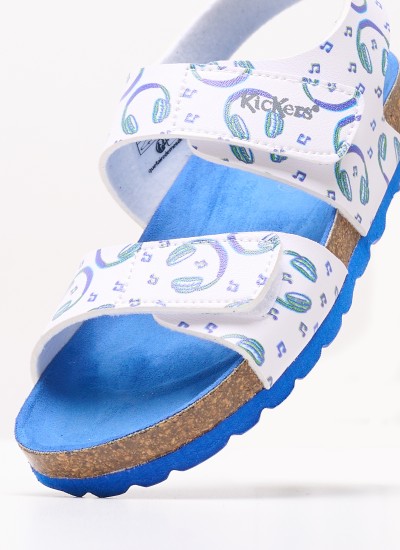 Kids Flip Flops & Sandals Flumek Blue ECOleather Mood