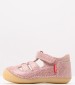 Kids Flip Flops & Sandals Sushy.Nb Pink Nubuck Leather Kickers